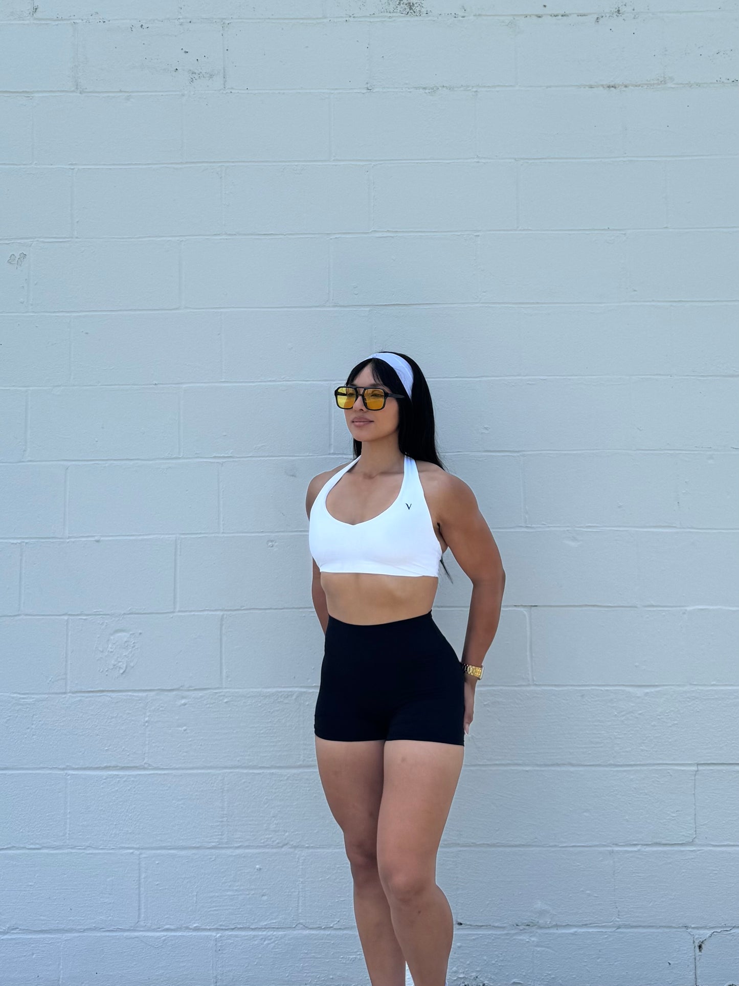 I’m Levé White Halter Top