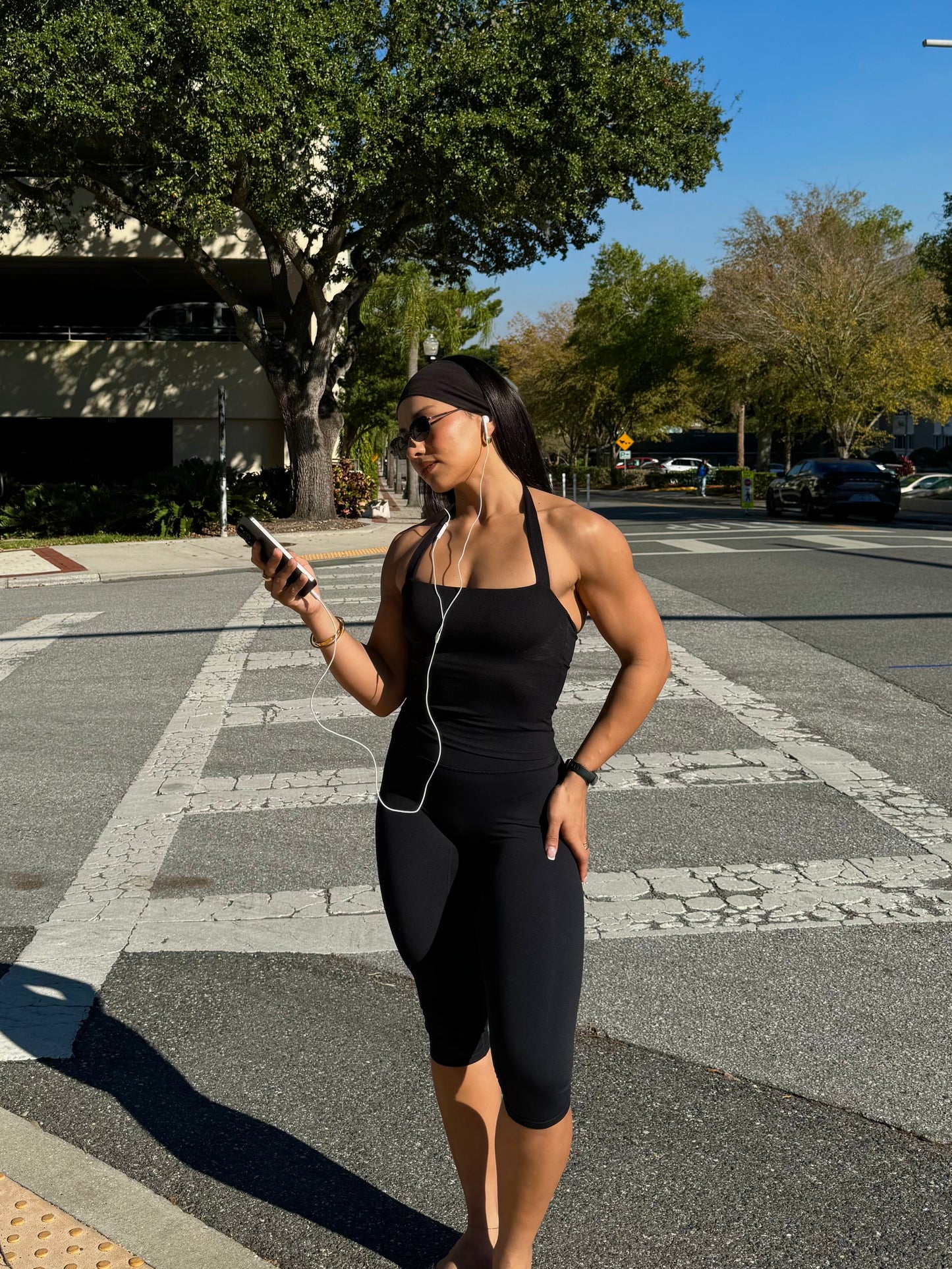 Levé High Waisted Capri Leggings