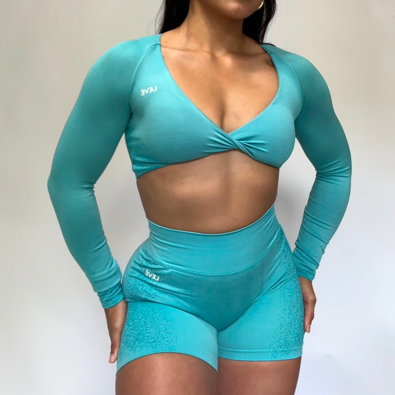 Blue Seamless Top