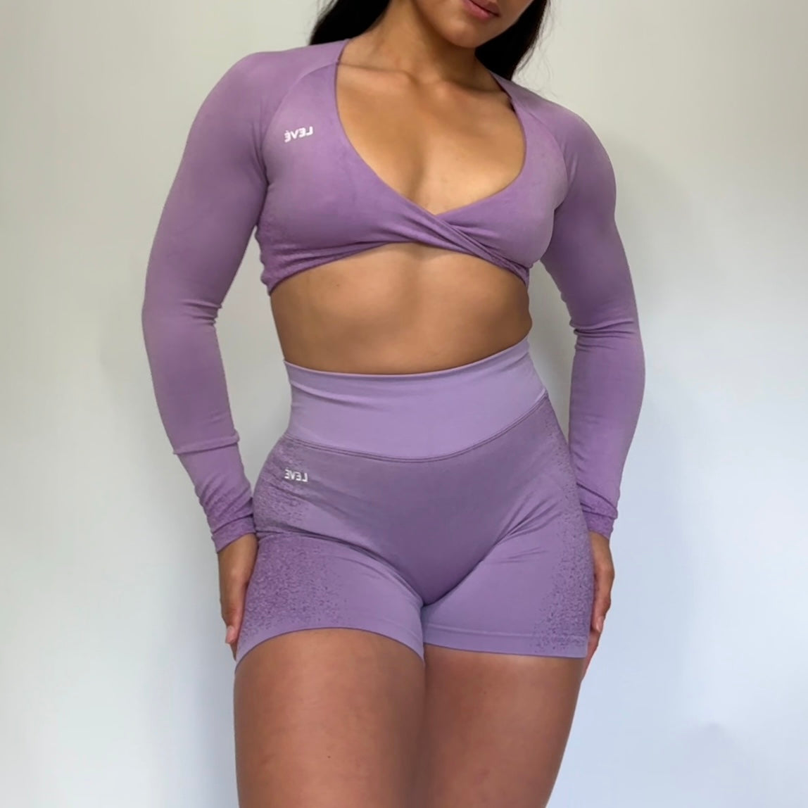 Purple Seamless Short