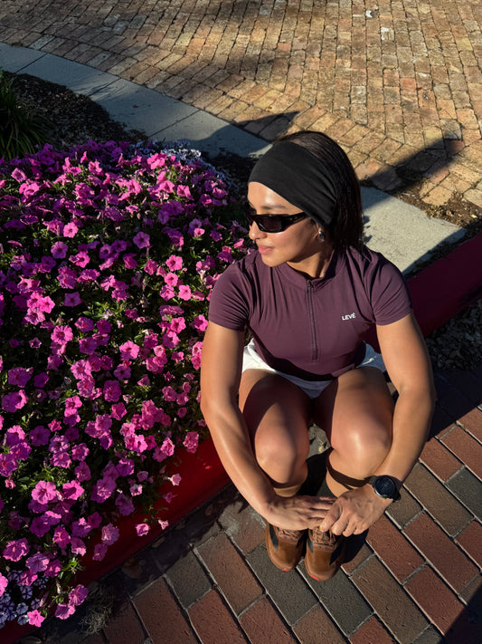 Levé Running Top Mocha Mauve