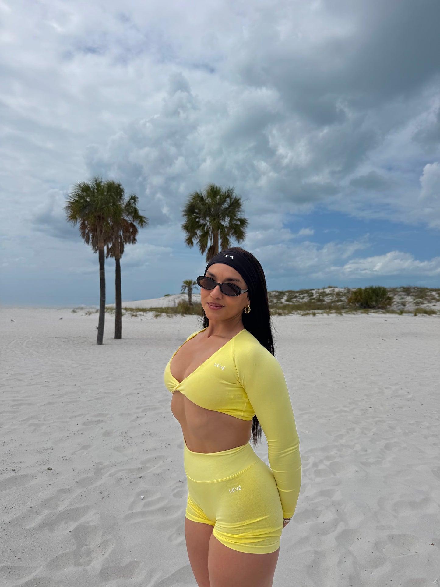 Yellow Seamless Short