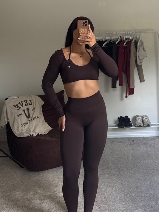 Elevé Seamless Brown Legging