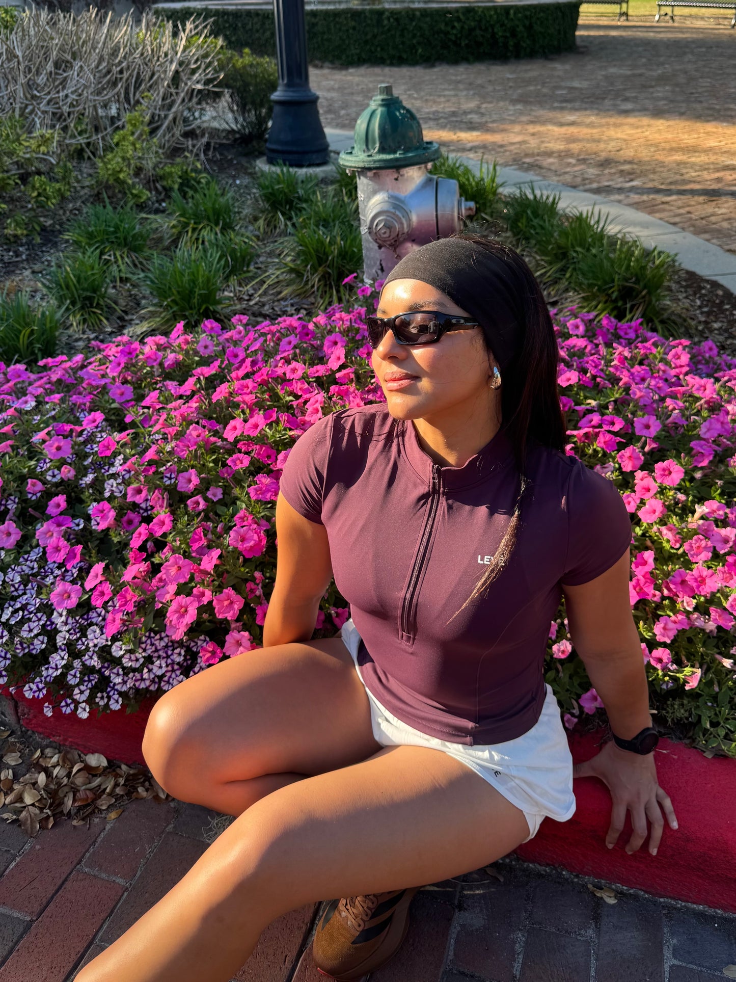 Levé Running Top Mocha Mauve