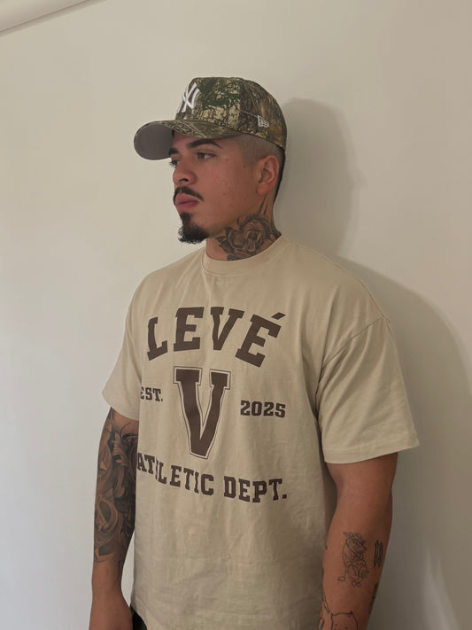 Levé Athletic Dept. T-Shirt Latte