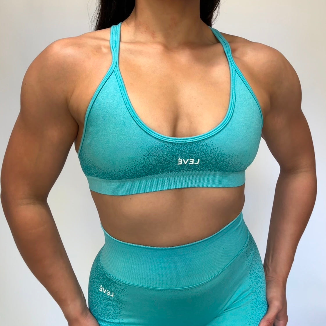 Blue Seamless SportBra
