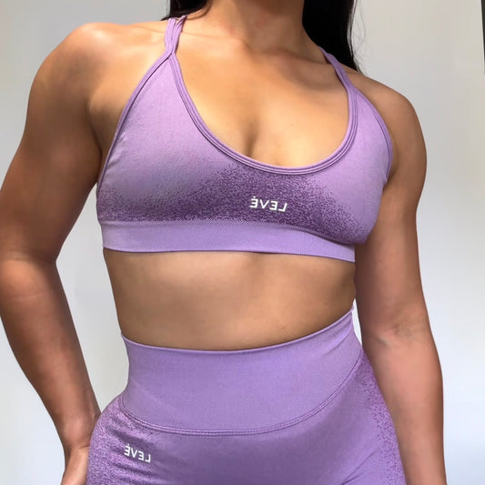 Purple Seamless SportBra